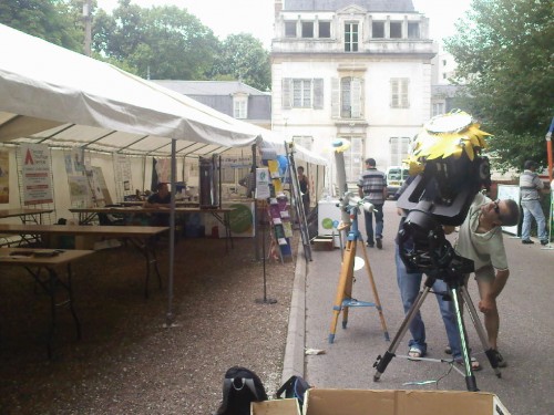 Nos télésols dans la cour du château !