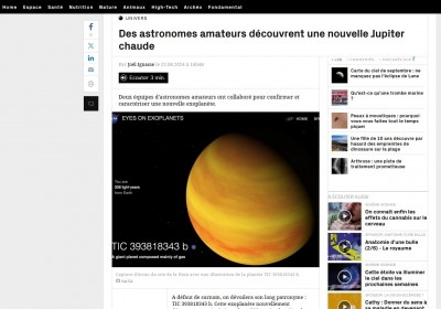 Science & avenir VIII 24 Jupiter chaude exop TIC 393818343 b.jpg