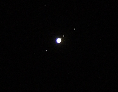 Jupiter, crop, sans masque de Bahtinov - 800 ISO - 1/10s