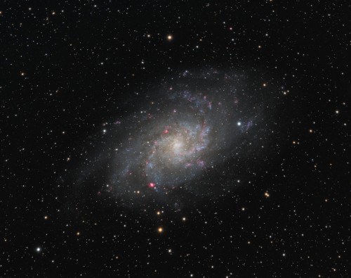 M 33 dans la constellation du triangle