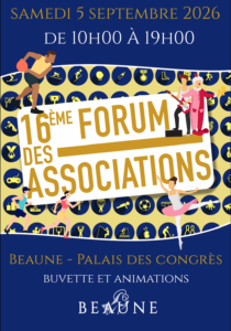 Affiche du forum des associations de Beaune 2026